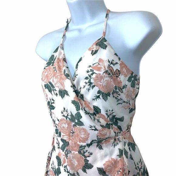 Lovers + Friends Floral Wrap Dress Revolve Bridal - Picture 5 of 5